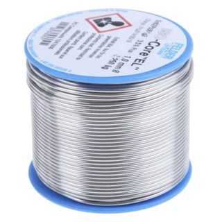 Felder Lottechnik Lead Solder Wire 1 mm Diameter 179 °C Melting Point 36% Lead Rosin Based Flux 250g 20.721.02037