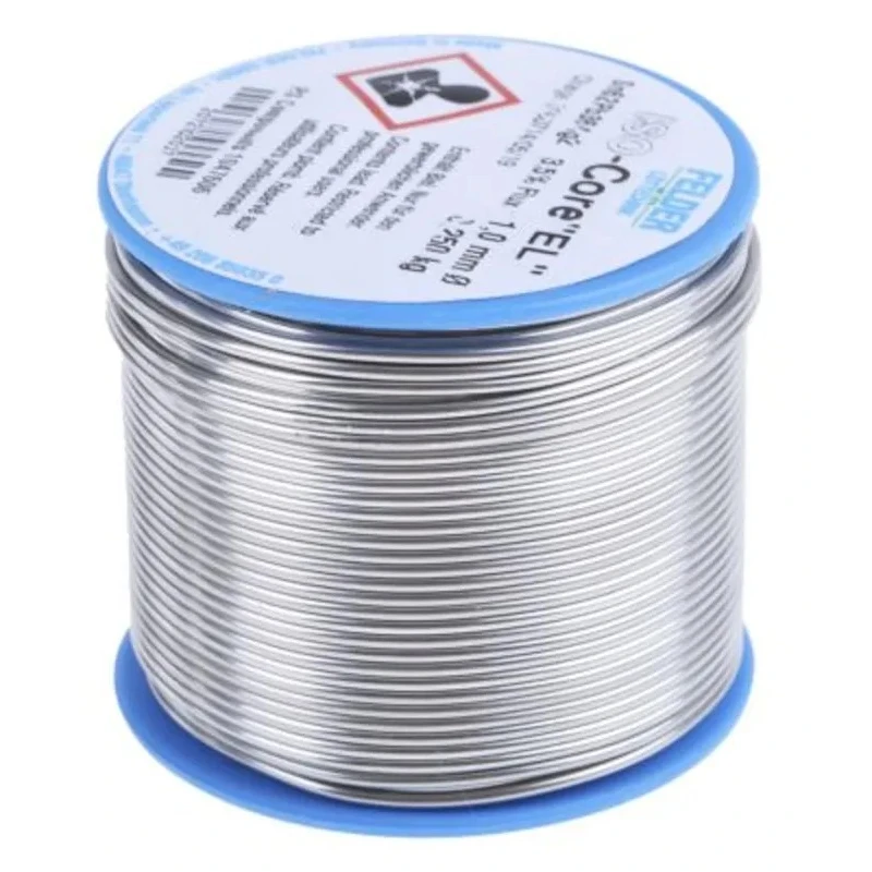 Felder Lottechnik Lead Solder Wire 1 mm Diameter 179 °C Melting Point 36% Lead Rosin Based Flux 250g 20.721.02037