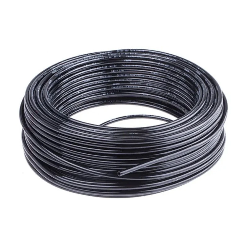 Festo Compressed Air Pipe Black Polyurethane 12 mm 50 m 10 bar Operating Pressure PUN-12X2-SW