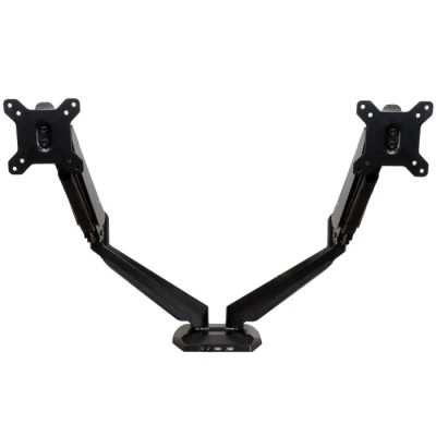StarTech.com Black Desk Mount Monitor Arm, Supports Up to 8 kg, VESA 75x75 & 100x100 mm ARMSLIMDUO