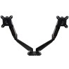 StarTech.com Black Desk Mount Monitor Arm, Supports Up to 8 kg, VESA 75x75 & 100x100 mm ARMSLIMDUO