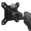 StarTech.com Black Desk Mount Monitor Arm, Supports Up to 8 kg, VESA 75x75 & 100x100 mm ARMSLIMDUO