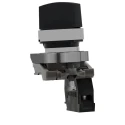 Schneider Electric Knob Selector Switch 22 mm Cutout Diameter 2 Positions SPST, Spring Return, Harmony XB4 XB4BD41