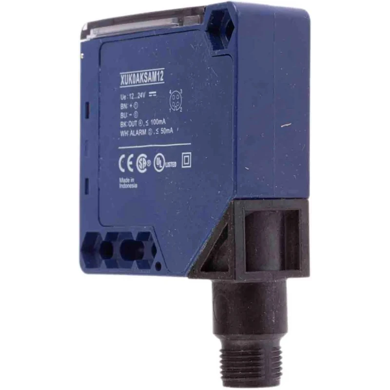 Telemecanique Sensors Polarised Retroreflective Compact Photoelectric Sensor, 24V DC, 2ms Response, 280 mm to 30 XUK0AKSAM12