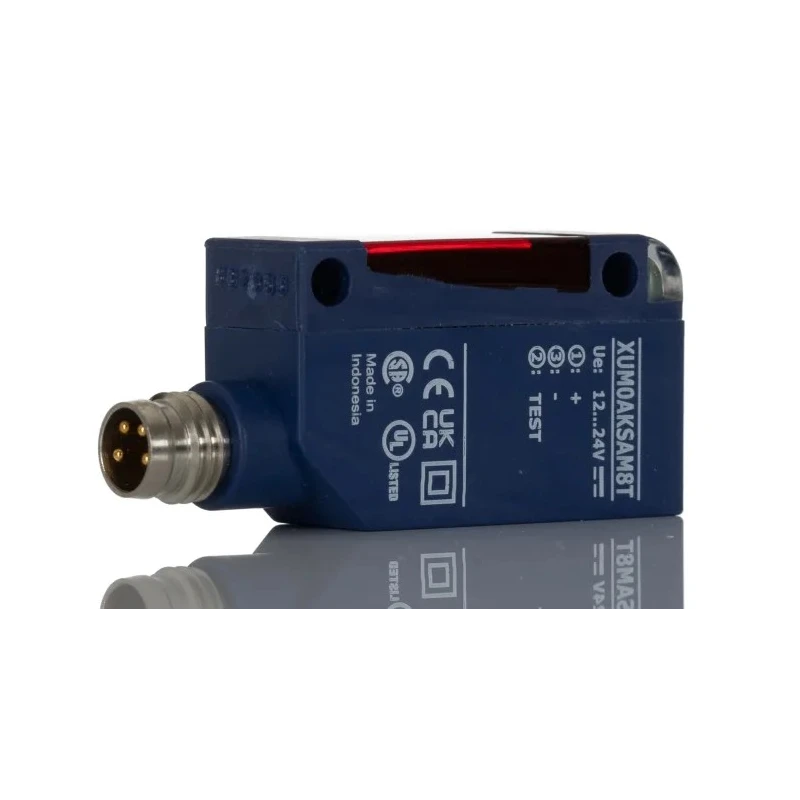 Telemecanique Sensors Through Beam Photoelectric Sensor Block Style 10 m Detection Range Relay Output IP67 XUM0AKSAM8T