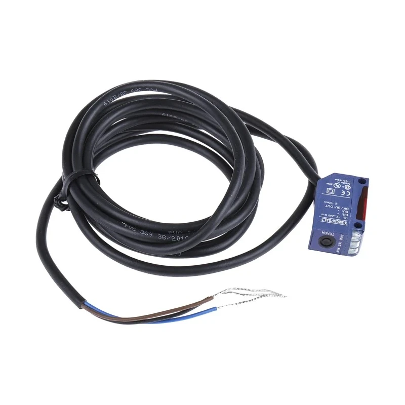 Telemecanique Sensors Through Beam Photoelectric Sensor Block Style 24V DC 100 mm to 10 m Detection Range PNP XUM0APSAL2