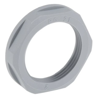 Lapp Silver Grey Fibreglass Reinforced Polyamide Cable Gland Locknut PG7 Thread IP68 53019050
