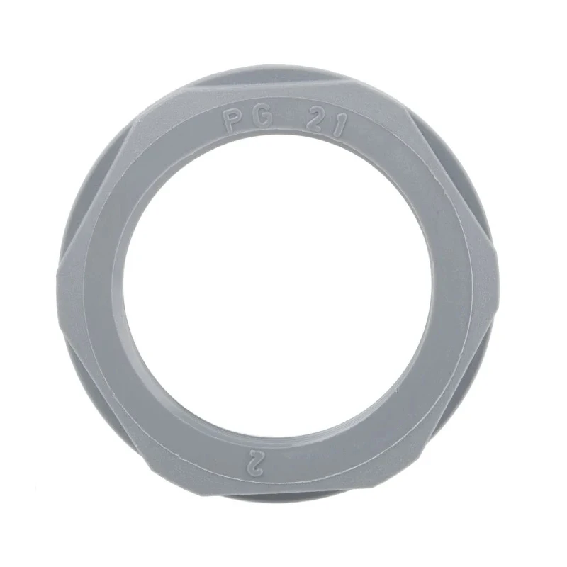 Lapp Silver Grey Fibreglass Reinforced Polyamide Cable Gland Locknut PG7 Thread IP68 53019050