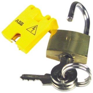 ABB Padlock with 21mm Body, 3 Keys, 10 Pieces Per Pack GJF1101903R0003 SA3