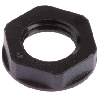 Lapp Black Fibreglass Reinforced Polyamide Cable Gland Locknut M12 Thread IP68 53119100