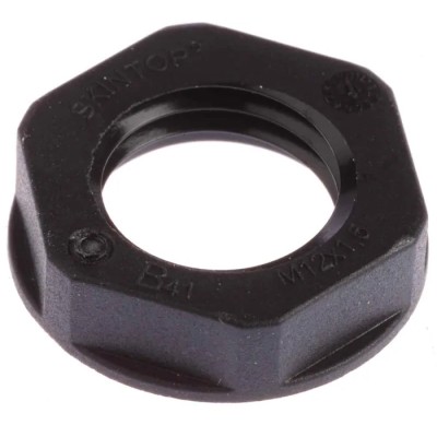 Lapp Black Fibreglass Reinforced Polyamide Cable Gland Locknut M12 Thread IP68 53119100