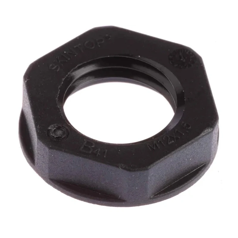 Lapp Black Fibreglass Reinforced Polyamide Cable Gland Locknut M12 Thread IP68 53119100