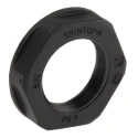 Lapp Black Fibreglass Reinforced Polyamide Cable Gland Locknut PG13.5 Thread IP68 53019210