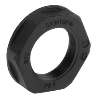 Lapp Black Fibreglass Reinforced Polyamide Cable Gland Locknut PG13.5 Thread IP68 53019210