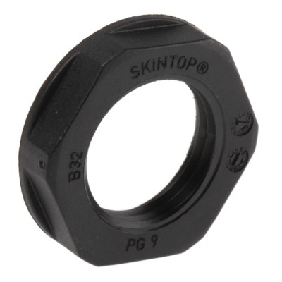 Lapp Black Fibreglass Reinforced Polyamide Cable Gland Locknut PG13.5 Thread IP68 53019210