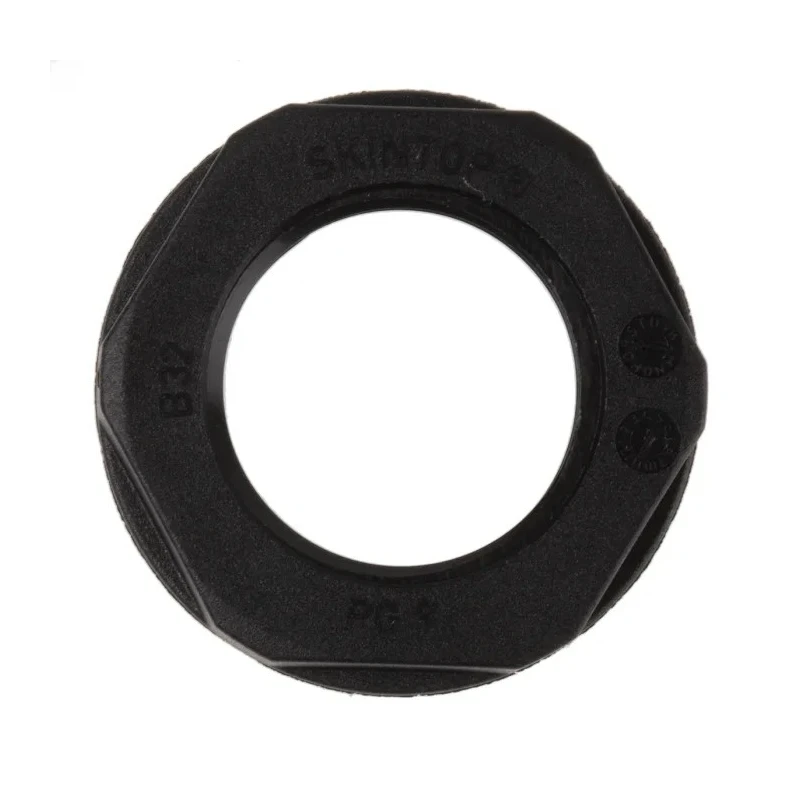 Lapp Black Fibreglass Reinforced Polyamide Cable Gland Locknut PG13.5 Thread IP68 53019210