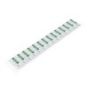 RS PRO Pre-Printed Adhesive Label Self-Adhesive Aluminium Foil Green Text 38mm x 15mm 140 Per Pack 445-3593