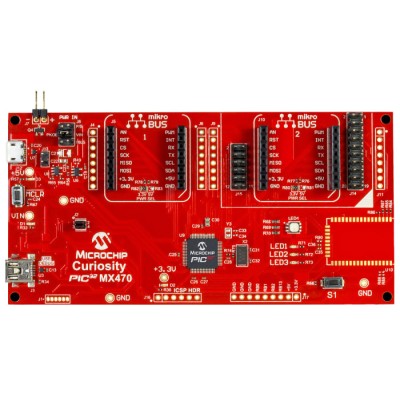 Microchip Curiosity PIC32MX470 MCU Development Board DM320103