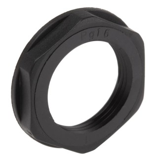 Lapp Black Fibreglass Reinforced Polyamide Cable Gland Locknut PG29 Thread IP68 53019240