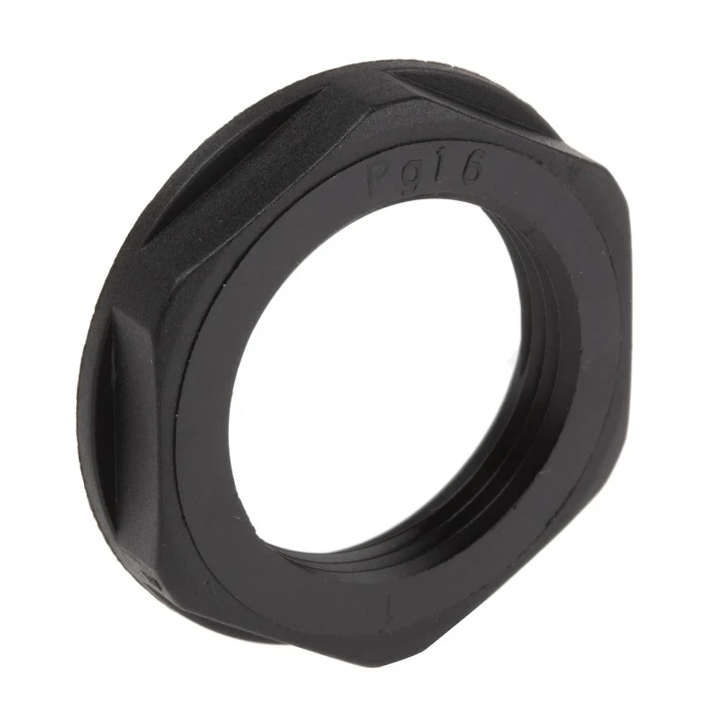 Lapp Black Fibreglass Reinforced Polyamide Cable Gland Locknut PG29 Thread IP68 53019240