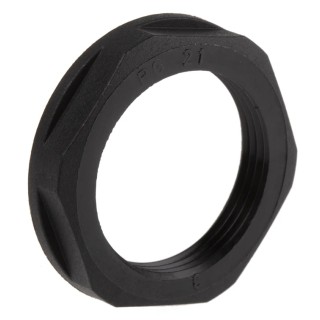 Lapp Black Fibreglass Reinforced Polyamide Cable Gland Locknut M12 Thread IP68 53019250