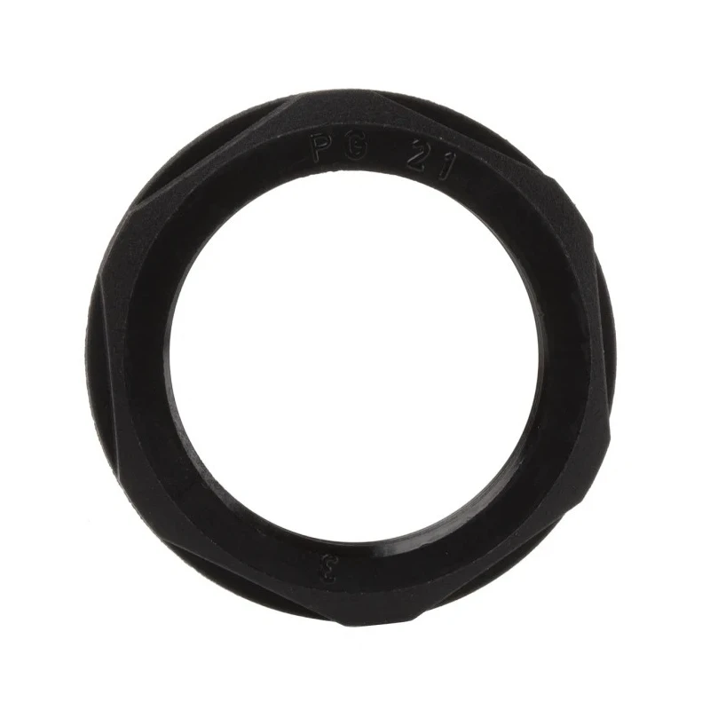 Lapp Black Fibreglass Reinforced Polyamide Cable Gland Locknut M12 Thread IP68 53019250