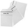 RS PRO Pre-Printed Tie Label Serial No. Black Text on White Background 70mm x 60mm 50 Per Pack 445-3947