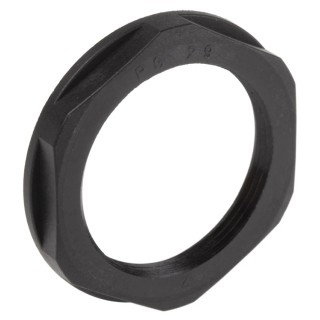Lapp Black Fibreglass Reinforced Polyamide Cable Gland Locknut M16 Thread IP68 53019260