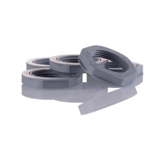Lapp Silver Grey Fibreglass Reinforced Polyamide Cable Gland Locknut M12 Thread IP68 53119030