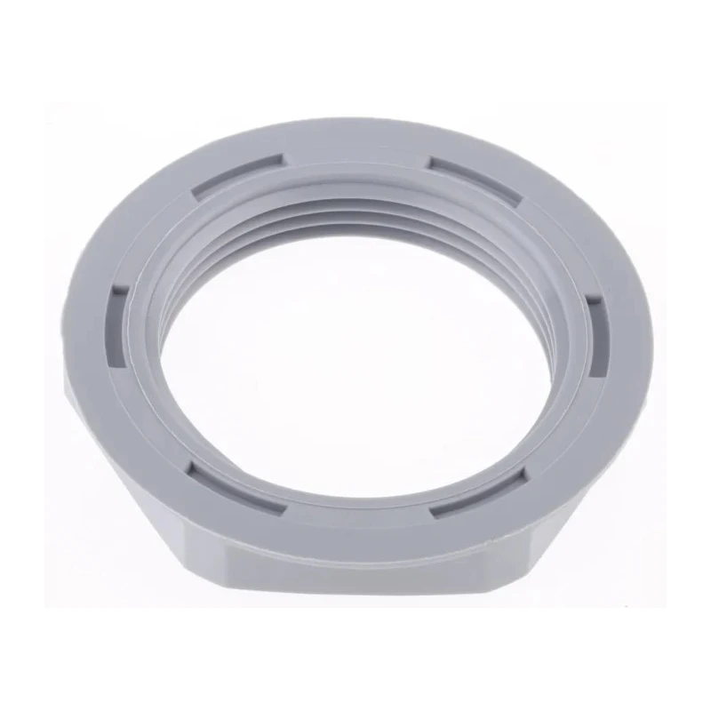 Lapp Silver Grey Fibreglass Reinforced Polyamide Cable Gland Locknut, M16 Thread, IP68 53119040