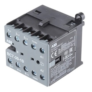 ABB BC7 Series 3-Pole Contactor, 24V DC Coil, 20A, 5.5 kW, 690V AC, Motor Control GJL1313001R0101