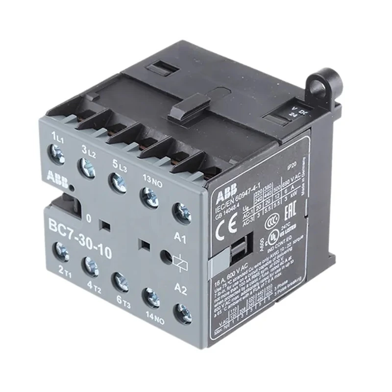 ABB BC7 Series 3-Pole Contactor, 24V DC Coil, 20A, 5.5 kW, 690V AC, Motor Control GJL1313001R0101