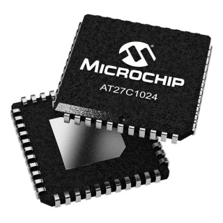 Microchip 1 MB EPROM 44-Pin PLCC Memory, Parallel Interface, 70ns Access Time, OTP Programming AT27C1024-70JU