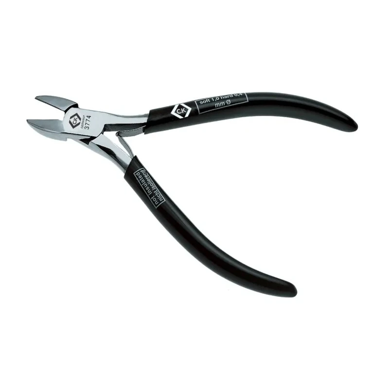 CK Diagonal Side Cutter with Bi-Metal Handle and PVC Grip 120mm Length T3774
