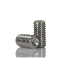 RS PRO Stainless Steel M4 x 10 mm Grub Screw Plain Cup 124-7391