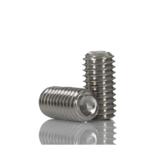 RS PRO Stainless Steel M4 x 10 mm Grub Screw Plain Cup 124-7391