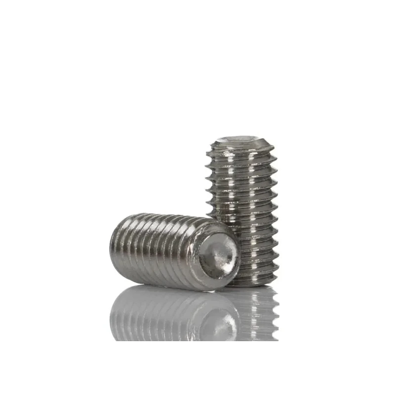 RS PRO Stainless Steel M4 x 10 mm Grub Screw Plain Cup 124-7391