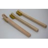 Cottam 12 mm Brass Wire Brush for Surface Preparation with Wooden Handle Heavy Duty 134-5715