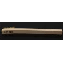 Cottam 12 mm Brass Wire Brush for Surface Preparation with Wooden Handle Heavy Duty 134-5715
