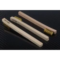 Cottam 12 mm Brass Wire Brush for Surface Preparation with Wooden Handle Heavy Duty 134-5715