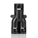 Adaptaflex Polyamide 66 3-Way Conduit Fitting 16 to 21 mm² Nominal Size, Black, IP66 Rated AL211616/Y