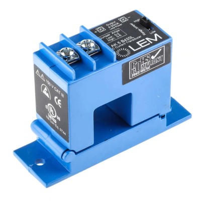 LEM AK Series Current Transformer 5 A 150 V ac, 24V dc Panel Mount with 21.7mm Bore AK 5 B420L