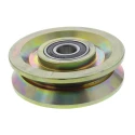 RS PRO Cast Iron Trolley Wheel 120mm Diameter 33mm Width Ball Bearing Hub 600kg Load Capacity 446-2070