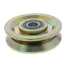 RS PRO Cast Iron Trolley Wheel 120mm Diameter 33mm Width Ball Bearing Hub 600kg Load Capacity 446-2070