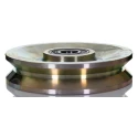 RS PRO Cast Iron Trolley Wheel 150mm Diameter 33mm Width Bore 20mm 800kg Load Capacity 446-2086