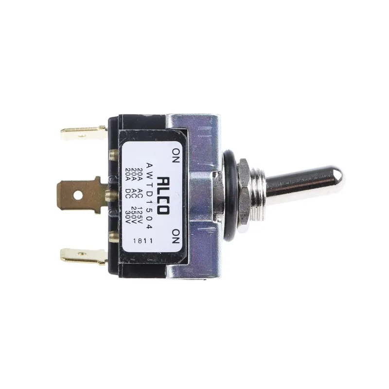TE Connectivity Toggle Switch Panel Mount On-On SPDT Tab Terminal 30V DC 250V AC AWTD1504