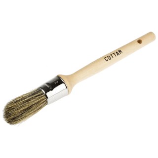 Cottam Thin 19 mm Paint Brush with Round Bristles 134-7414