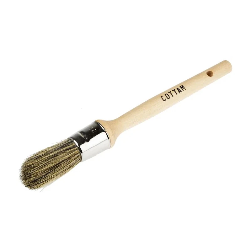 Cottam Thin 19 mm Paint Brush with Round Bristles 134-7414