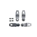 Schneider Electric PanelSeT Series Stainless Steel Wall Bracket for Use with Wall Mount Enclosure 40 mm x 80 mm x NSYPFXPLM