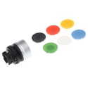 Eaton RMQ Titan M22 Series White Momentary Push Button Head, 22 mm Cutout, IP66 78638516 M22-DG-X+M22-A+XD-B,G,R,S,W,Y